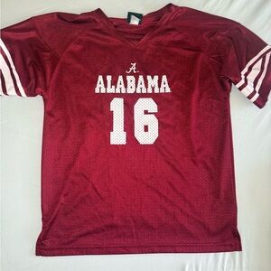 Crimson tide Kids' Red and White Sports Jersey